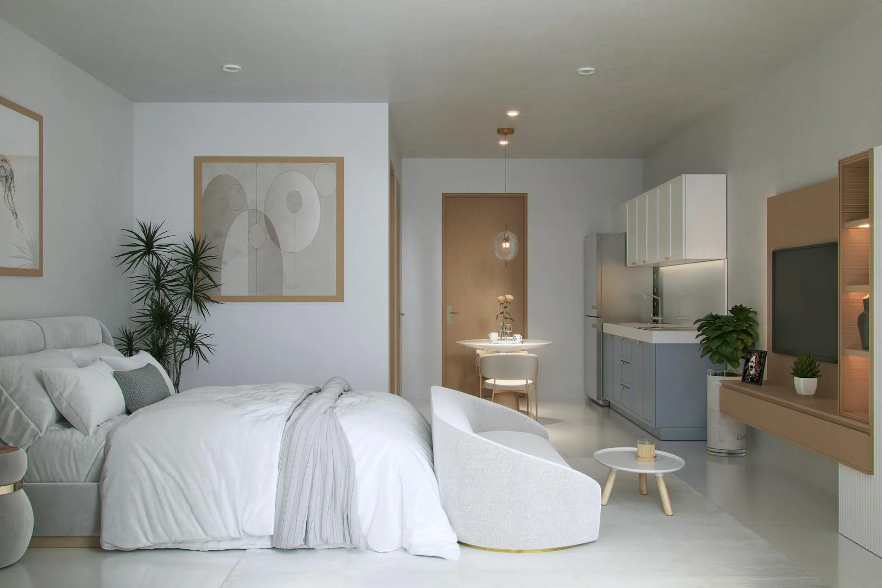 Condominium with Sea-Front Balconies in Puerto Morelos, Caribbean Coast