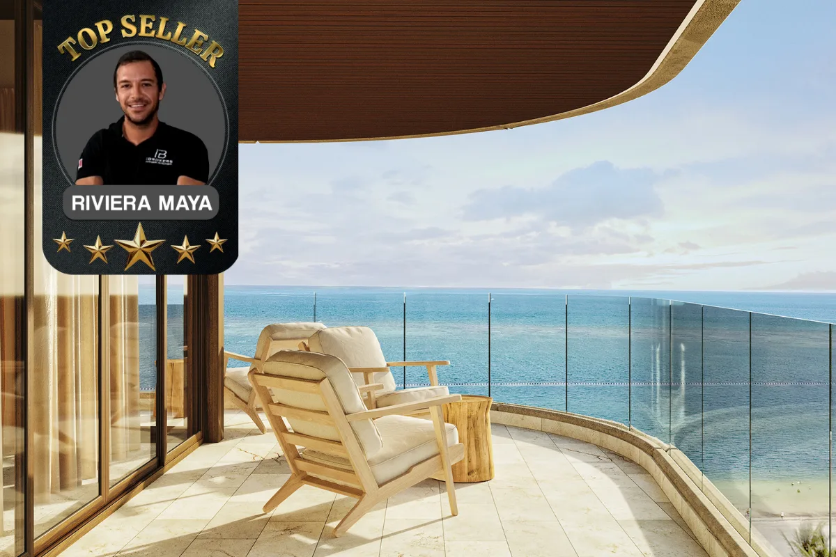 Luxury Beachfront Apartments in Puerto Morelos with Rooftop Pool and Private Beach Access