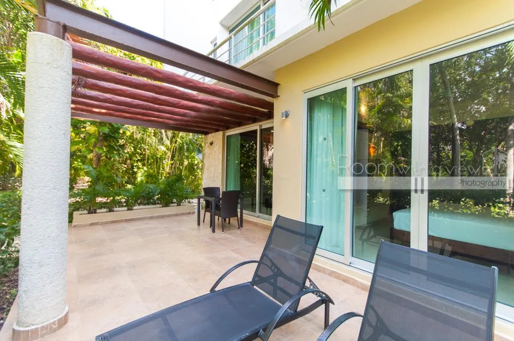 Garden-Level 1-Bedroom Condo with Private Jacuzzi Terrace in Riviera Maya Resort