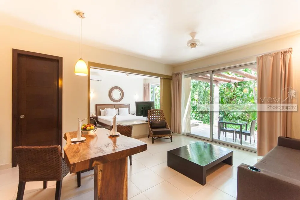 Garden-Level One-Bedroom Condo with Private Jacuzzi Terrace in Gated Resort Community, Riviera Maya