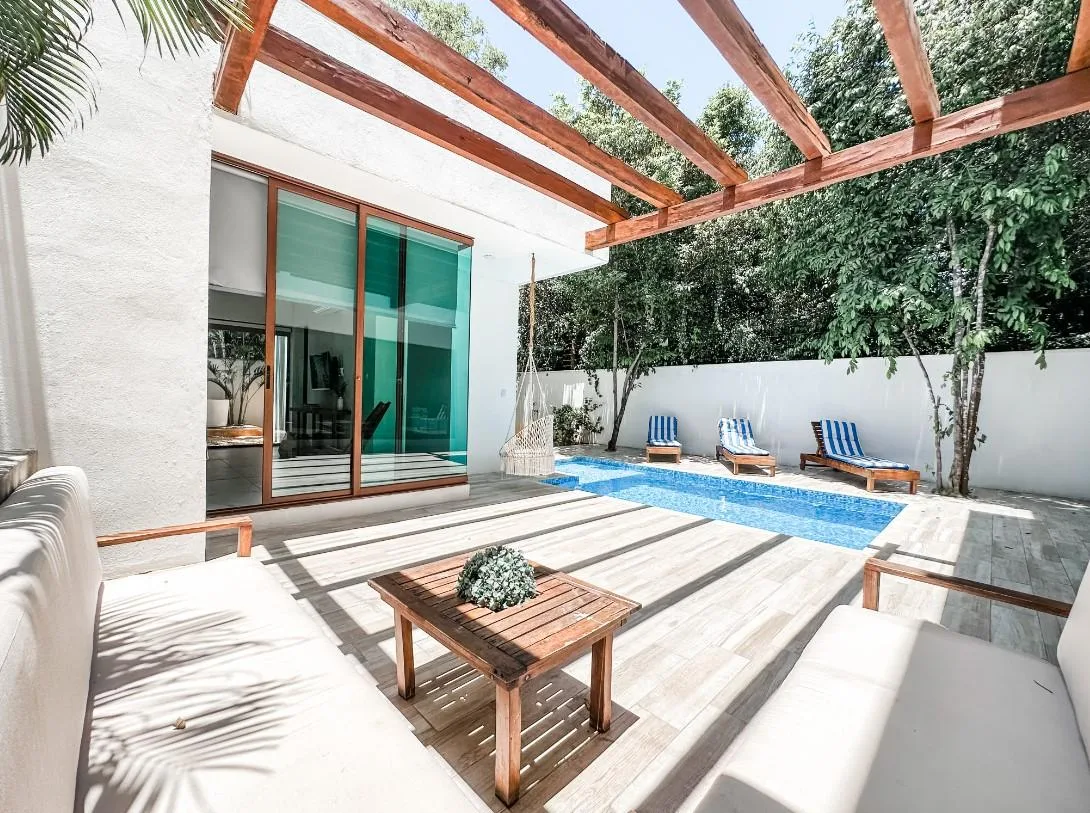 Modern 4-Bedroom Villa with Private Pool and Garden in Aldea Zama, Tulum