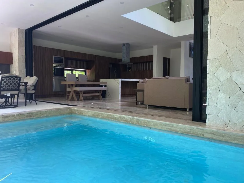 Luxury 3-Bedroom Villa with Private Pool and Rooftop Terrace in Gated Riviera Maya Resort