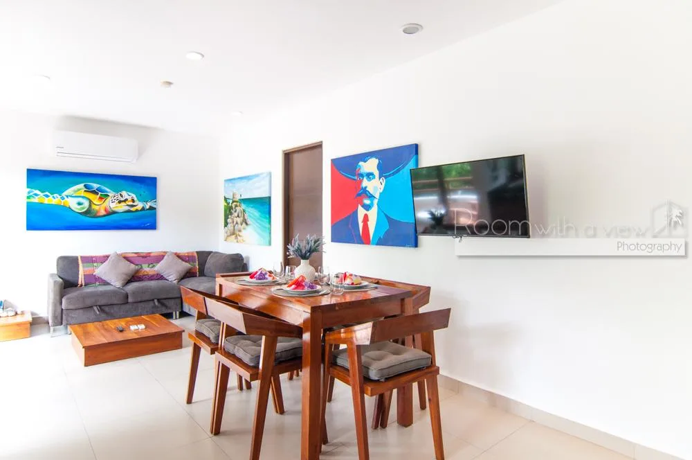2-Bedroom Condo in Grand Sirenis, Akumal with Private Beach and Rooftop Terrace