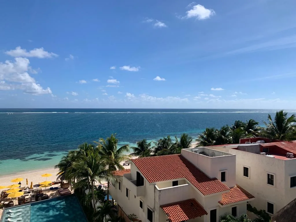 Oceanfront Studio Condo with Private Beach Club and Resort Amenities in Puerto Morelos