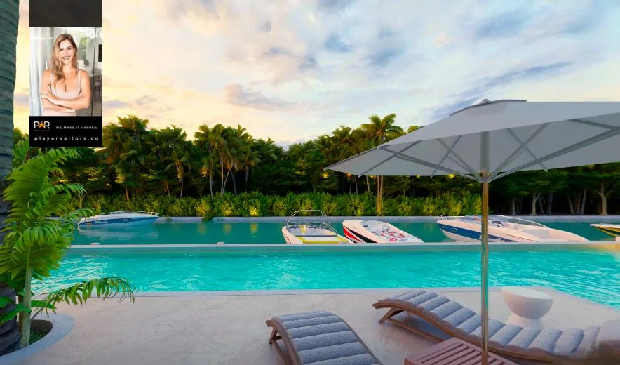 Luxury Marina-View Residence in Gated Community with Infinity Pool and Private Beach Access