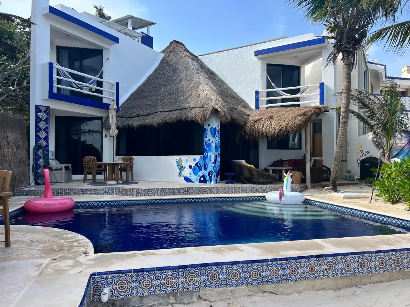 5-Bedroom Beachfront Villa with Private Infinity Pool in Akumal Bay, Riviera Maya