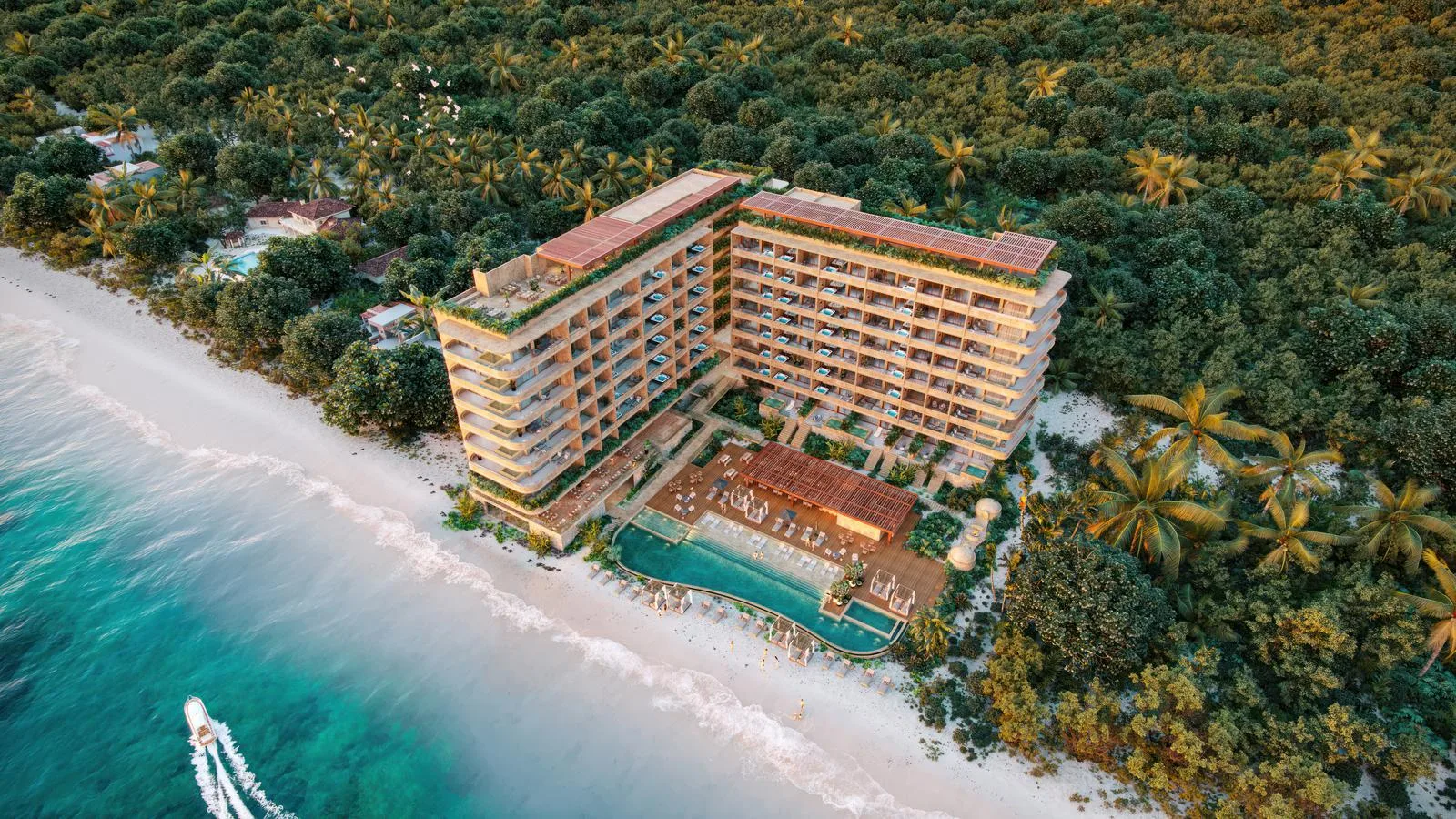 Oceanfront Condominium Units in Puerto Morelos with Sea Views and Resort Amenities