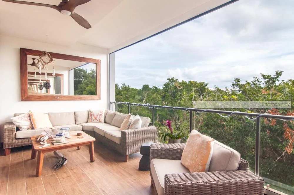 2-Bedroom Penthouse Condo with Jungle Views and Golf Course Access in Akumal