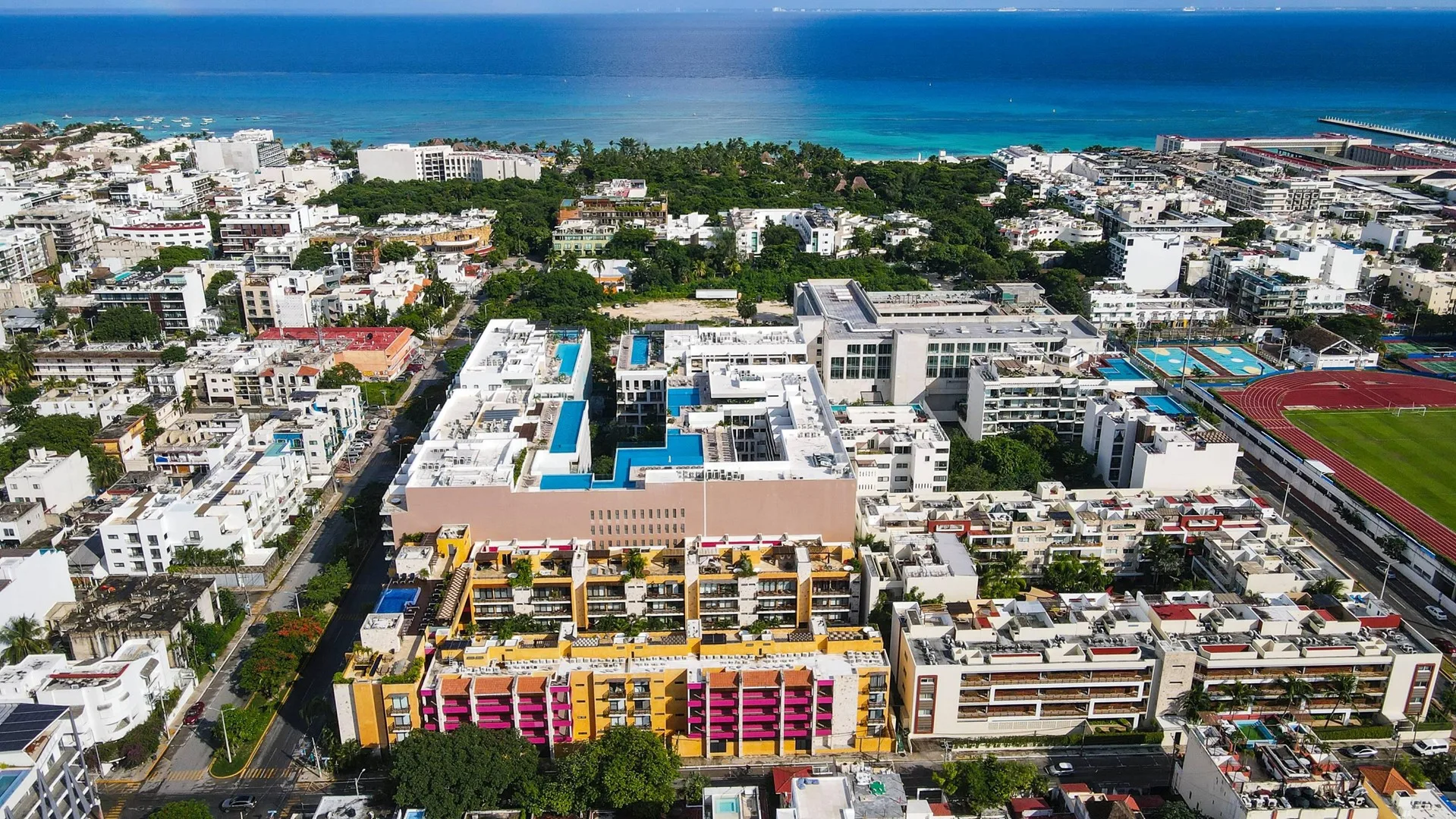 Two-Bedroom Penthouse with Private Rooftop Jacuzzi in Central Playa del Carmen