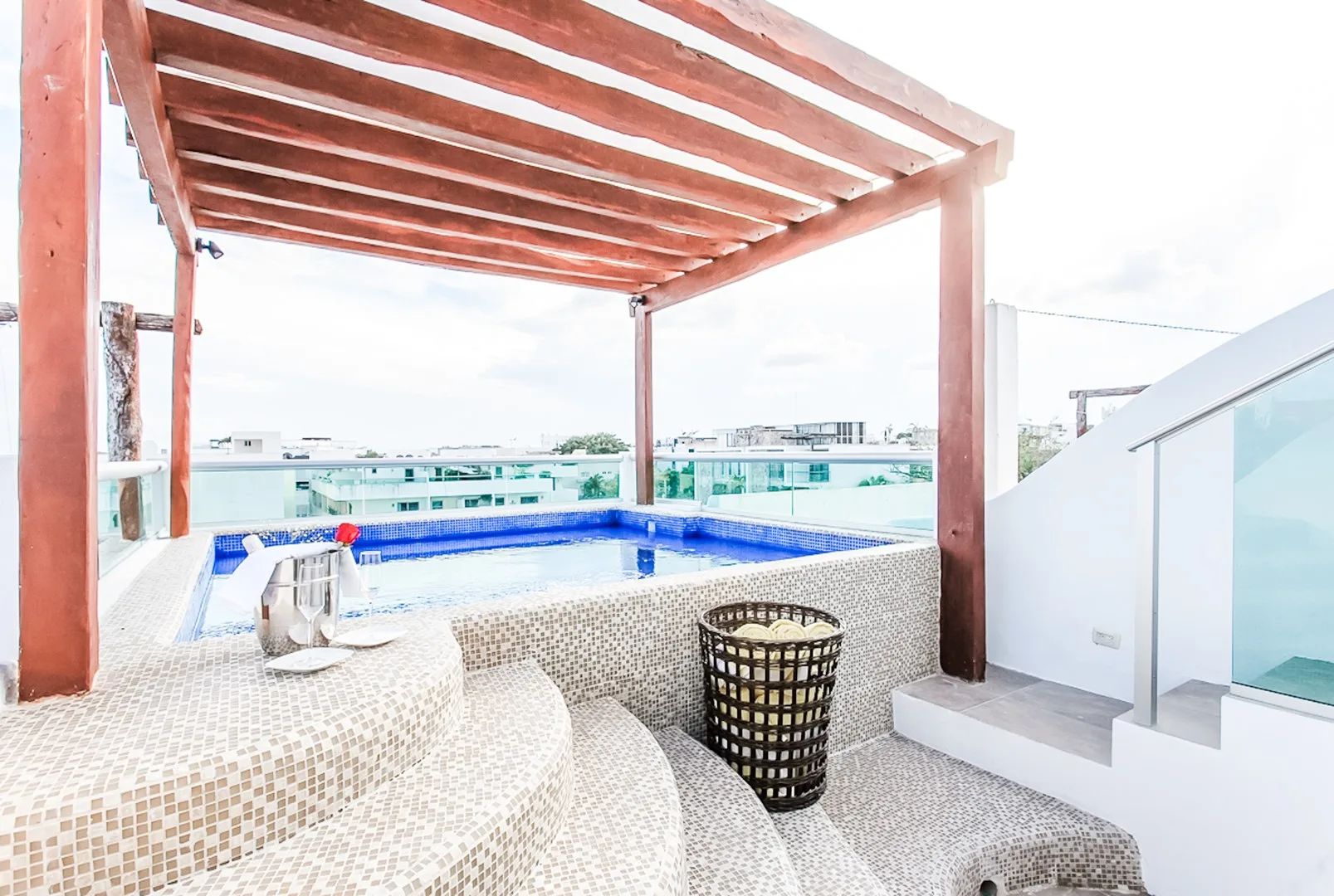 Modern 3-Bedroom Penthouse with Private Pool and Sea Views in Playa del Carmen