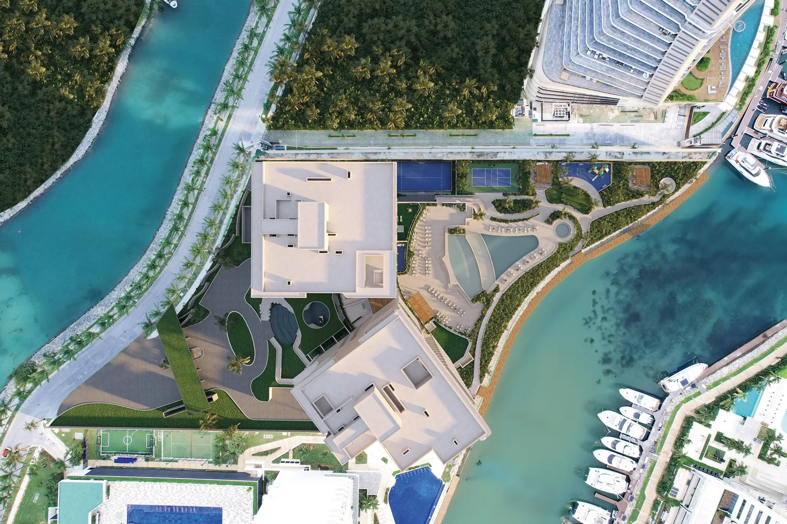 Luxury Condominiums with 200-Degree Views and Golf Access in Puerto Cancún, Cancún