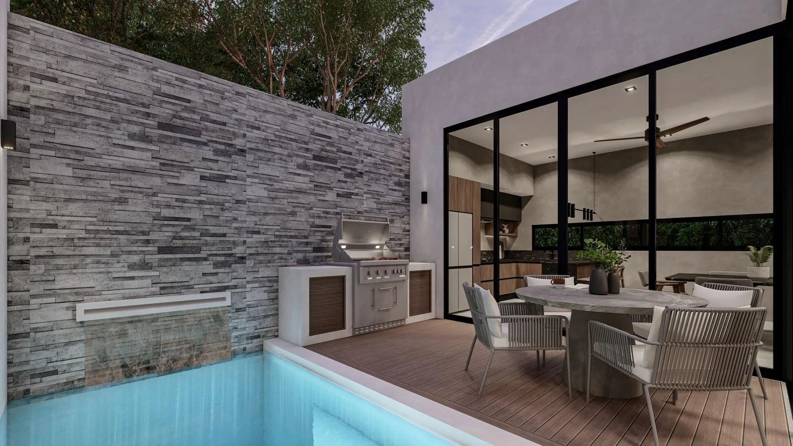 Exclusive 3-Bedroom Home with Private Pool and Grilling Area in Tulum