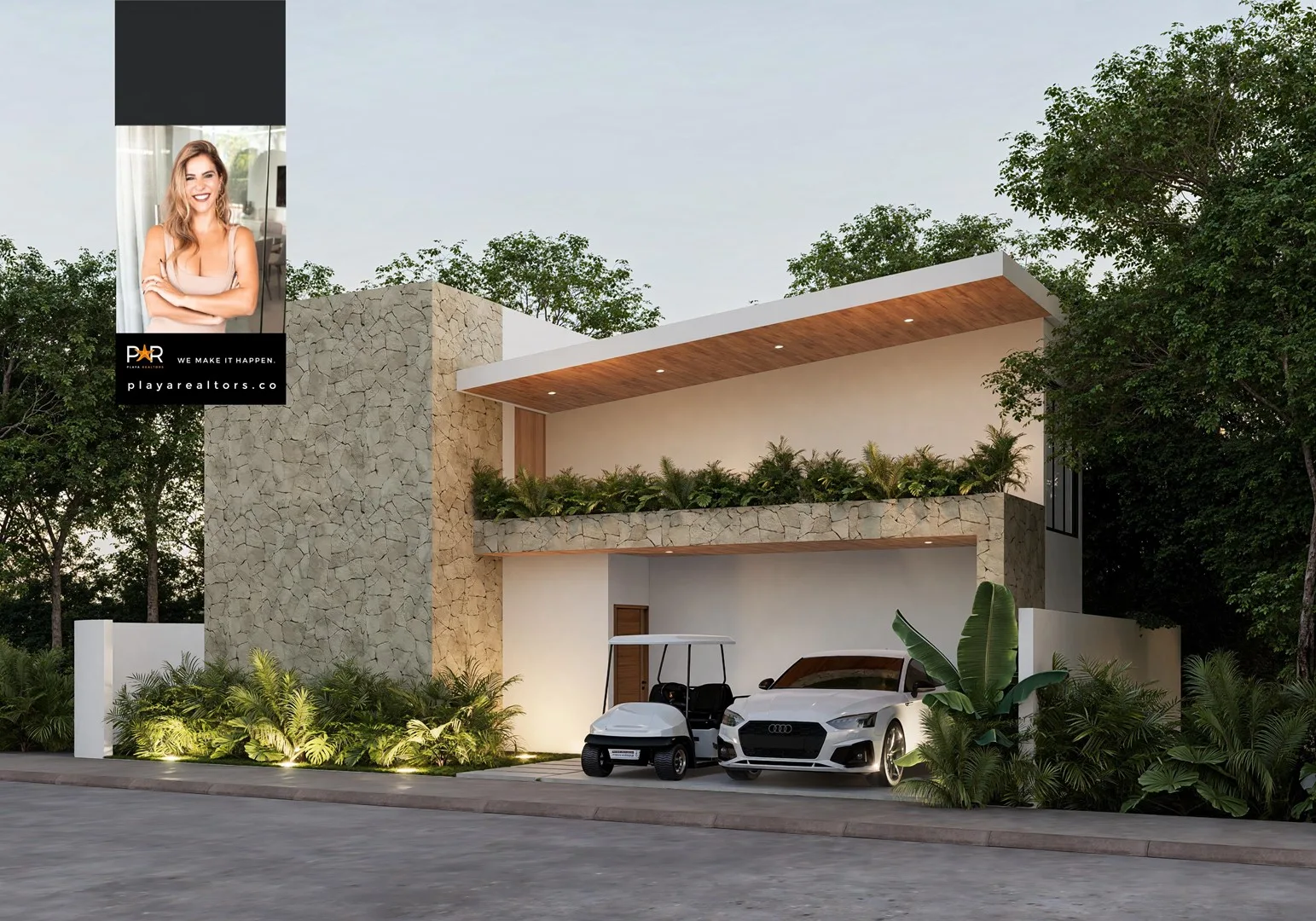 Modern 3-Bedroom Villa with Private Pool and Terrace Near Tulum Golf and Beach