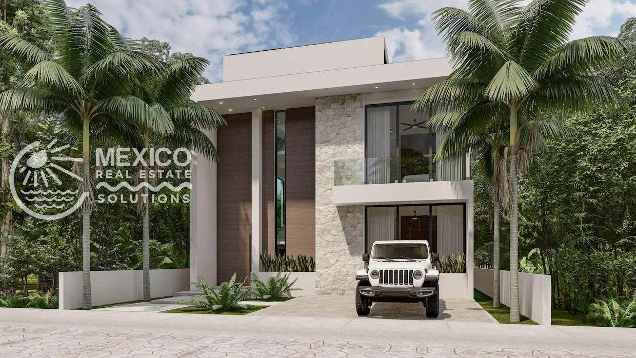 Boutique Collection of 3-4 Bedroom Villas in Tulum Country Club with Resort Amenities