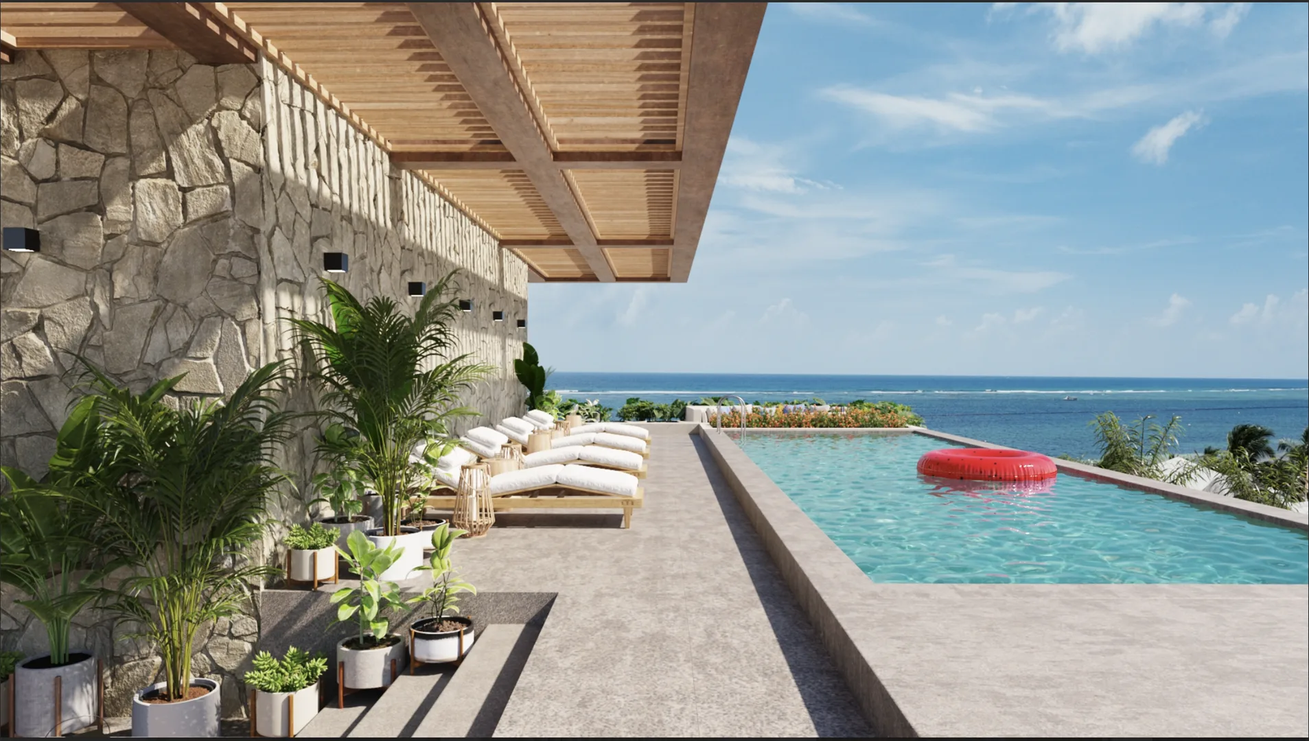 Luxury Beachfront Apartments in Puerto Morelos, Quintana Roo