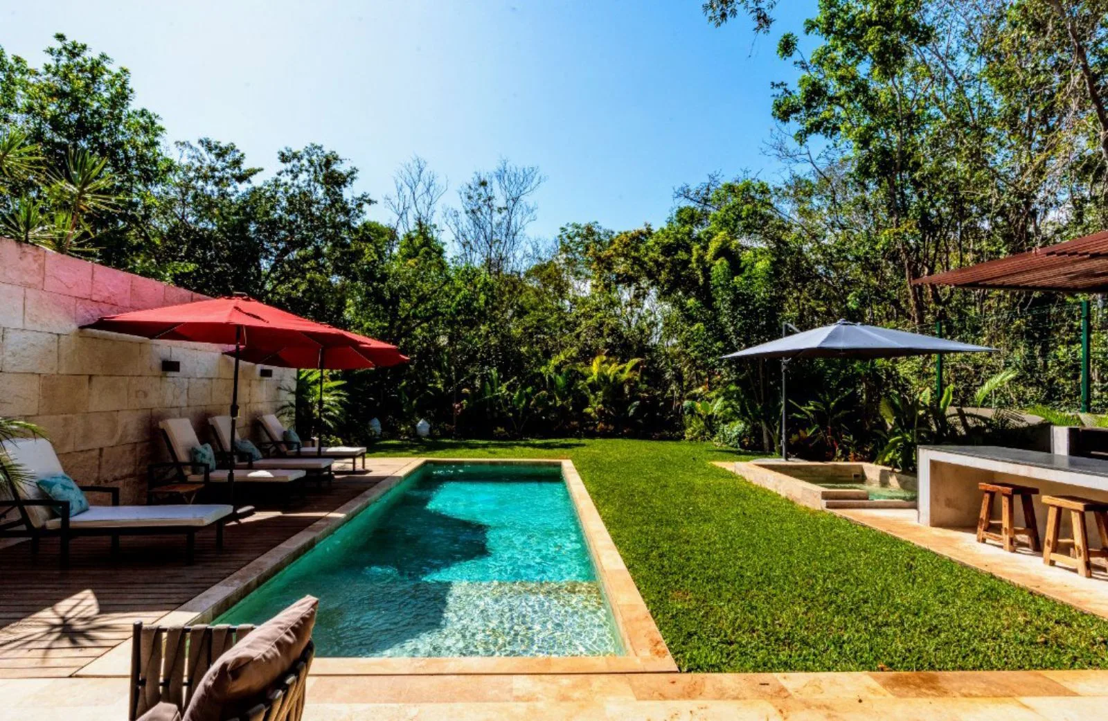 4-Bedroom Fully Furnished Smart Home with Solar Panels, Gym, and 24/7 Security Near Xpuha Beaches