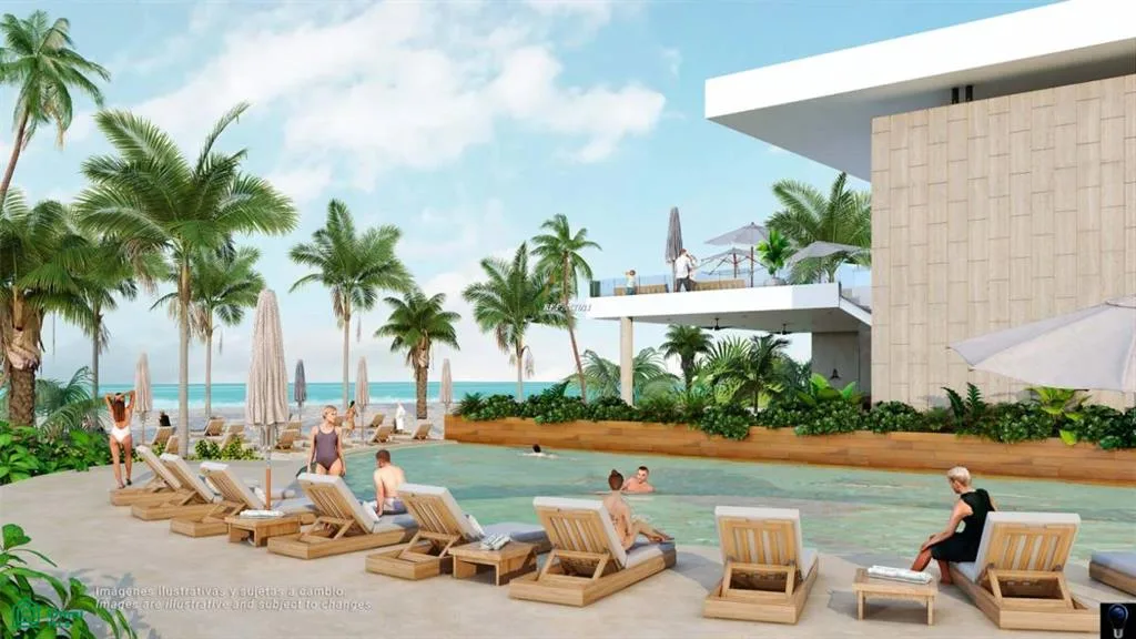 Elegant 3-Bedroom Villa with Private Pool and Large Terraces in Riviera Maya Residential Area