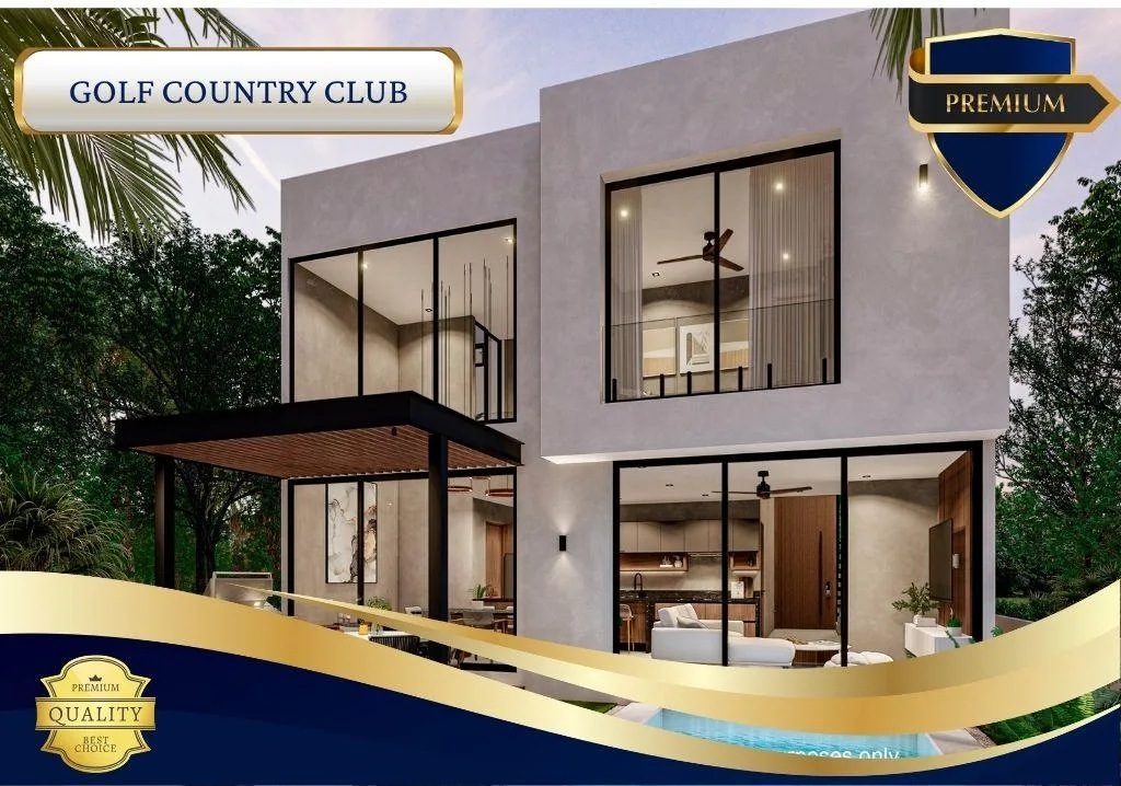 3-Bedroom Villa in Tulum Country Club with PGA Golf and Premium School Access