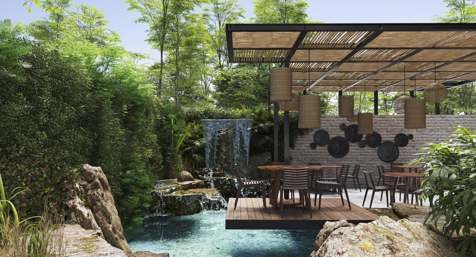 3-Bedroom House in Akumal with Ocean-View Rooftop Pool and PGA Golf Club Access