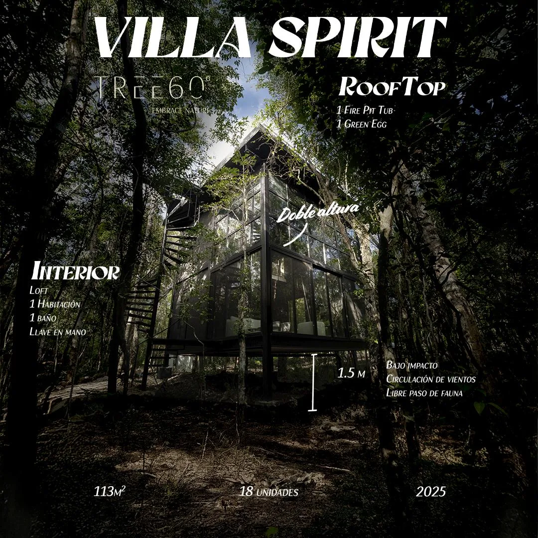 Villa Spirit: Elevated One-Bedroom Villa with Rooftop Terrace and Solarium