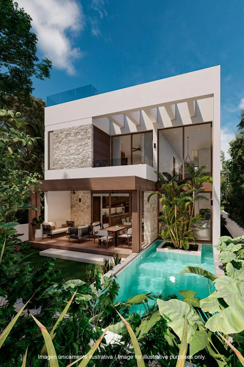 3-Bedroom Contemporary Residence with Private Pool in Exclusive Country Club Community