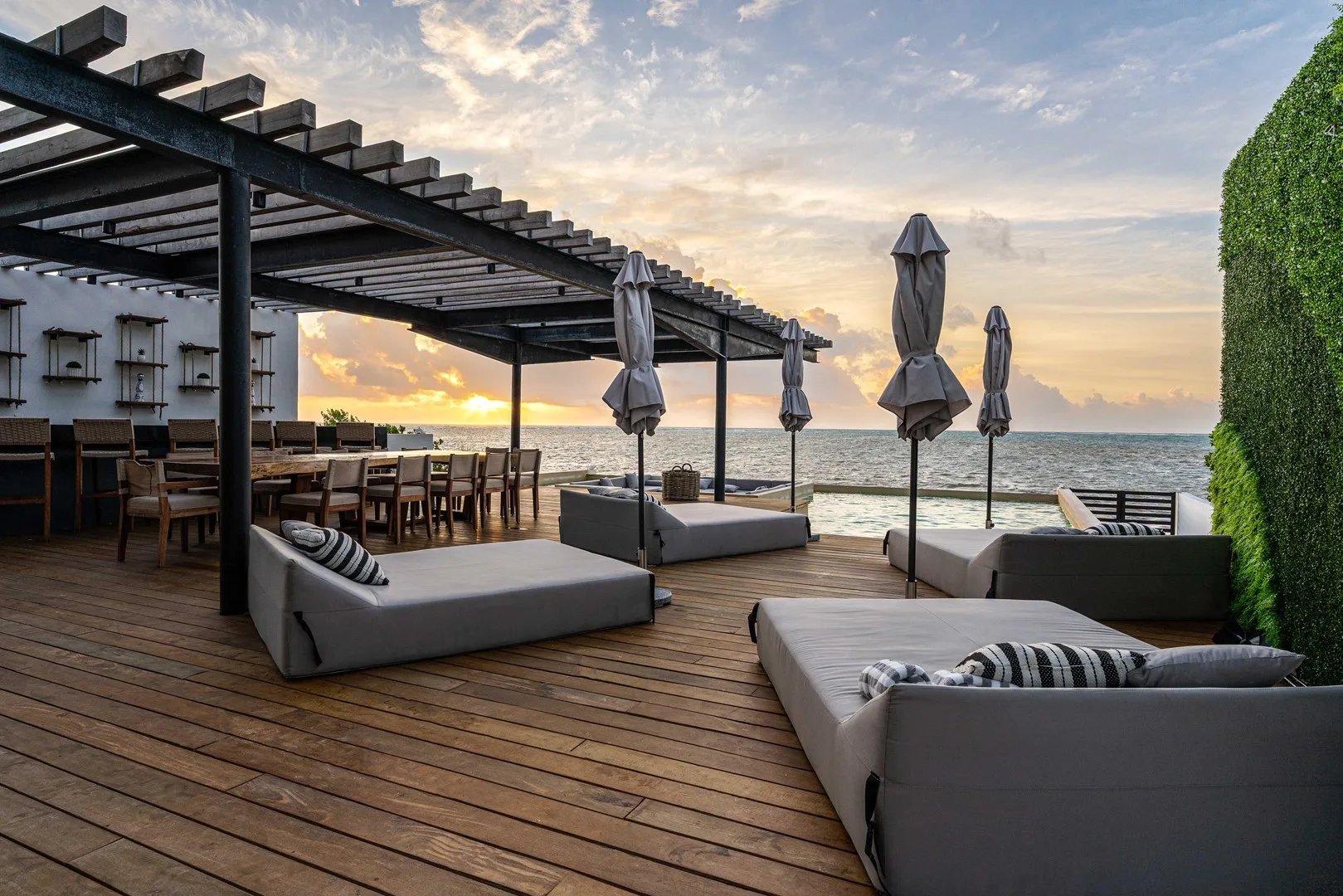 Seven-Bedroom Beachfront Estate with Infinity Pool and Sustainable Features in Puerto Morelos