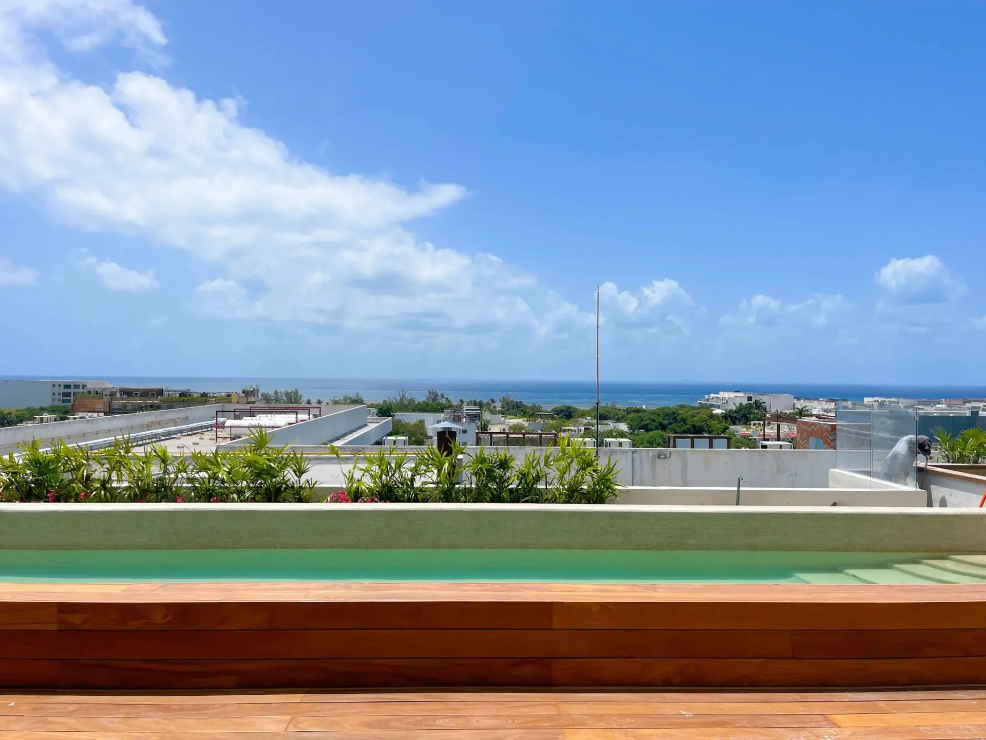 New Studio with Ocean View Rooftop in Parivian, Playa del Carmen