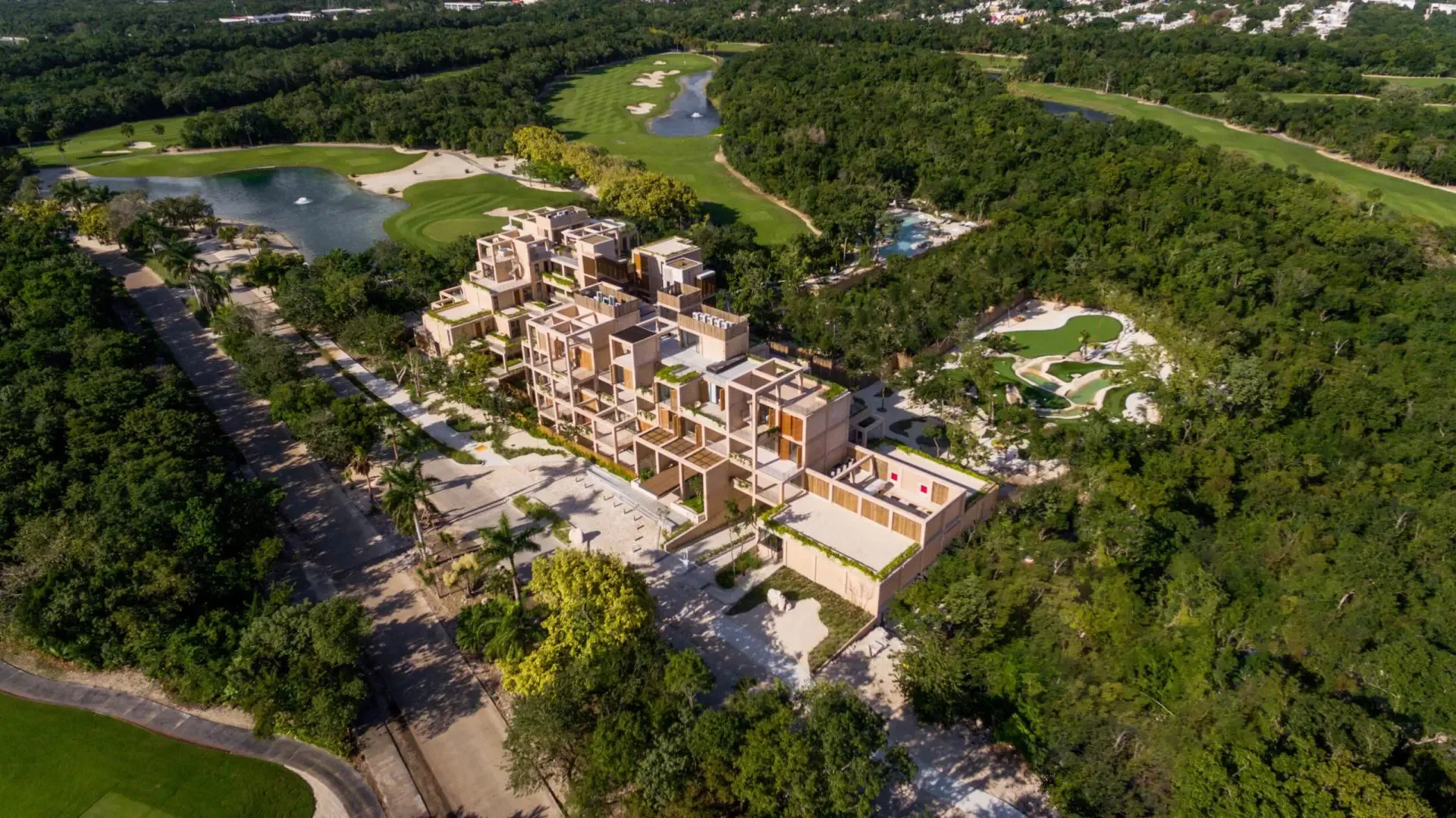Two-Bedroom Apartment with Golf Course Views in Gated Riviera Maya Community