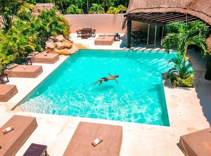 Boutique Hotel Villa with 6 Suites in Jungle Setting, Near World-Renowned Xcacel Beach and Private Cenote