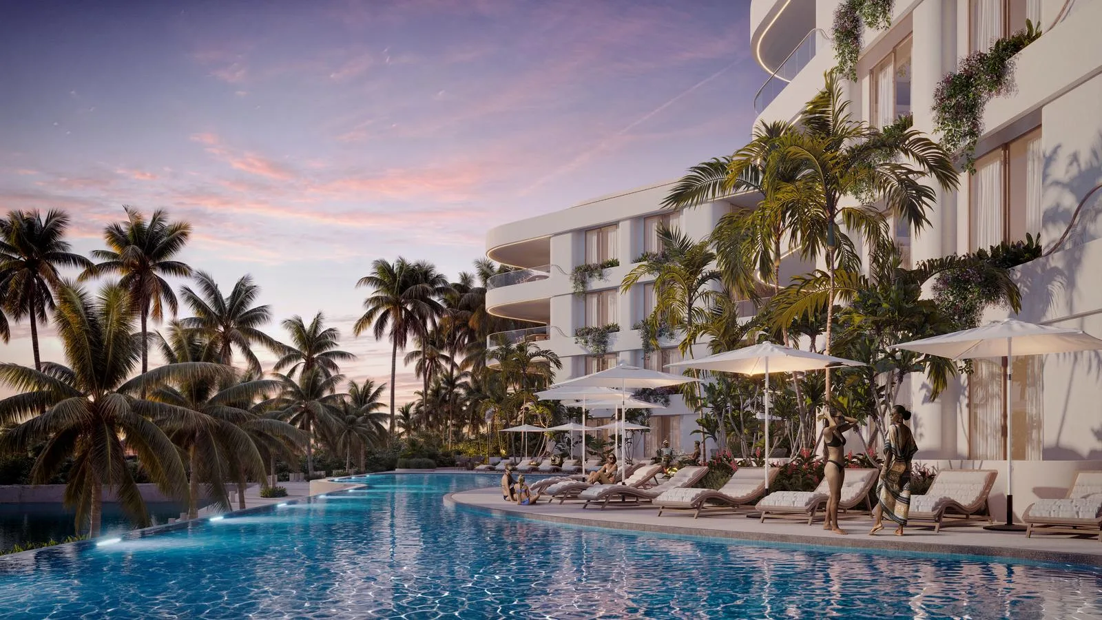 3-Bedroom, 240m² Apartment in Puerto Morelos with Ocean Views and Modern Amenities