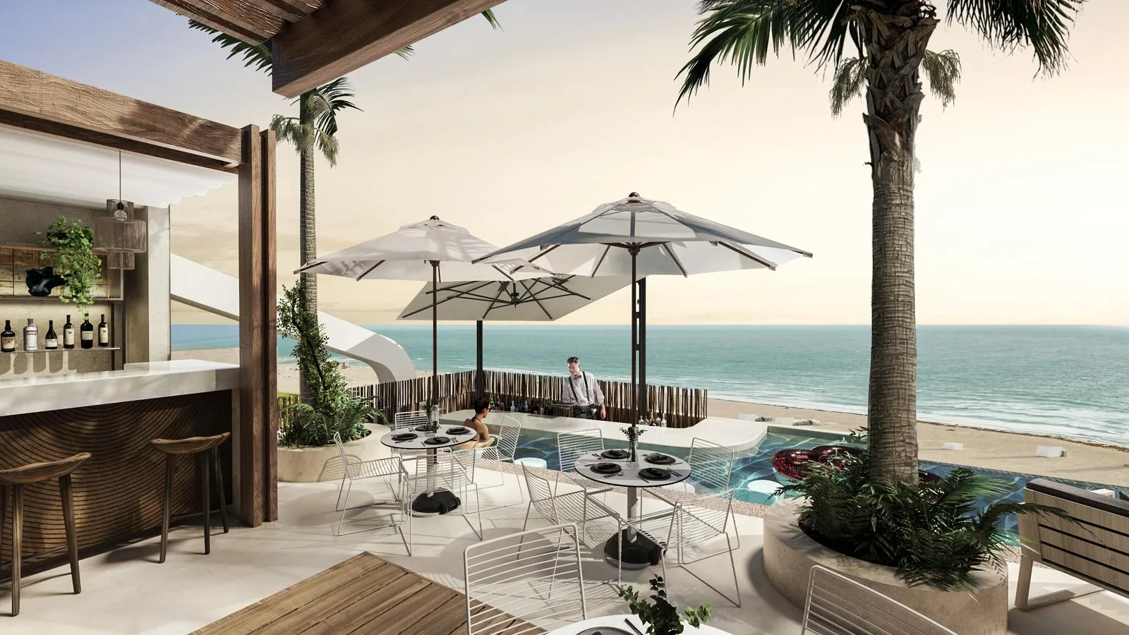 2-Bedroom Apartment with Direct Beach Access and Resort Amenities in Puerto Morelos