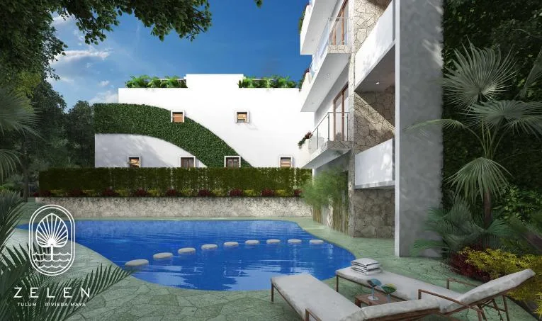 Beach Condo in Akumal with Terrace, Pool, and Resort Amenities