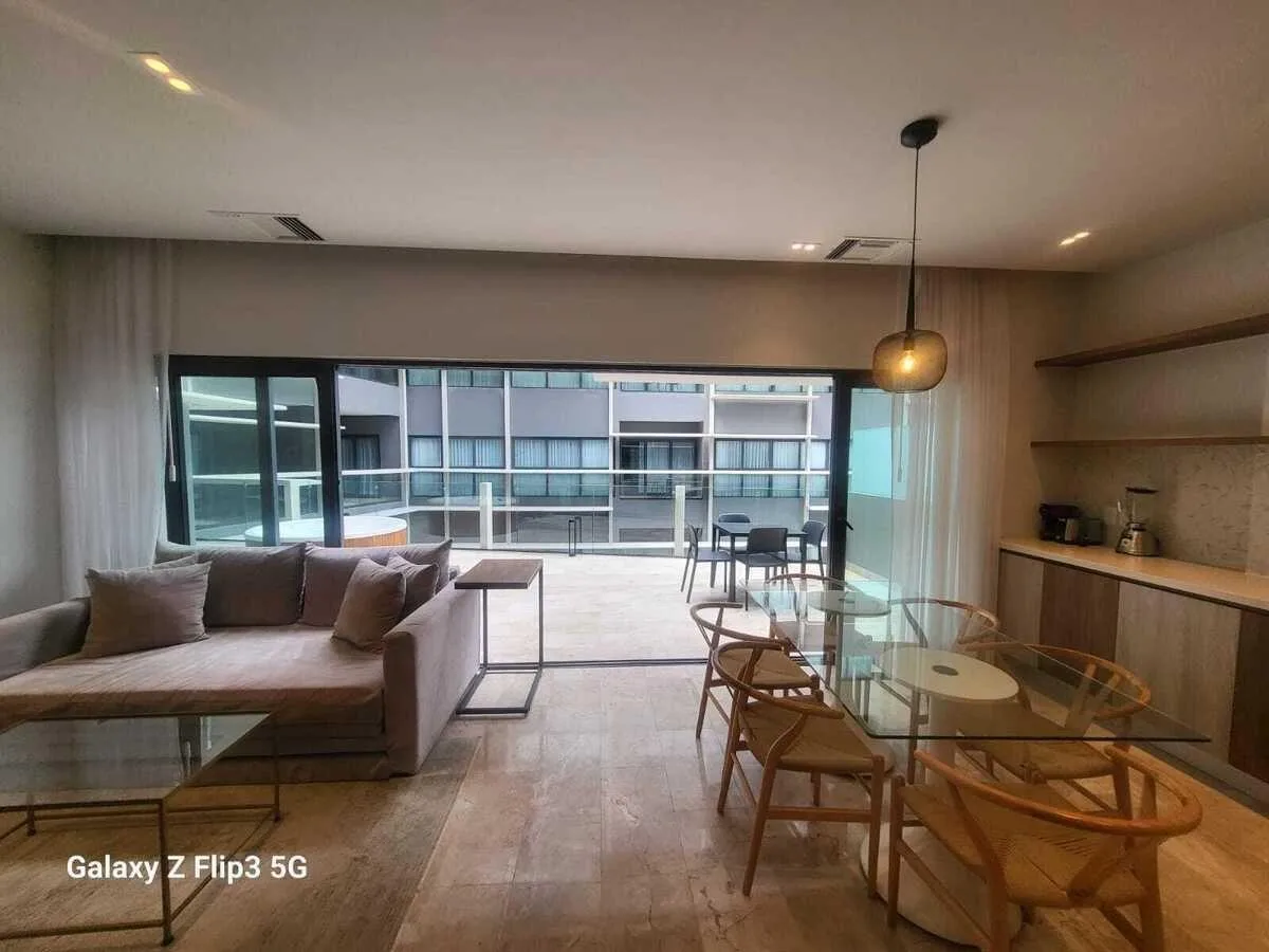 Two-Bedroom Apartment with Jacuzzi Terrace and Sea Views in Playa del Carmen