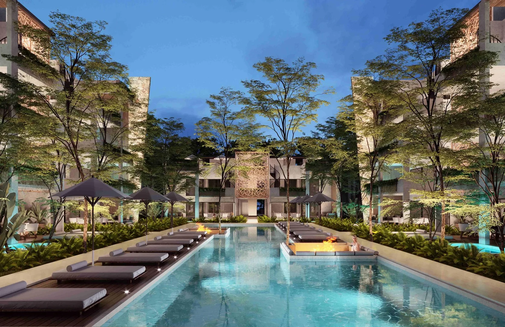 Luxury Condominiums and Villas with PGA Golf and Beach Access in Tulum Country Club