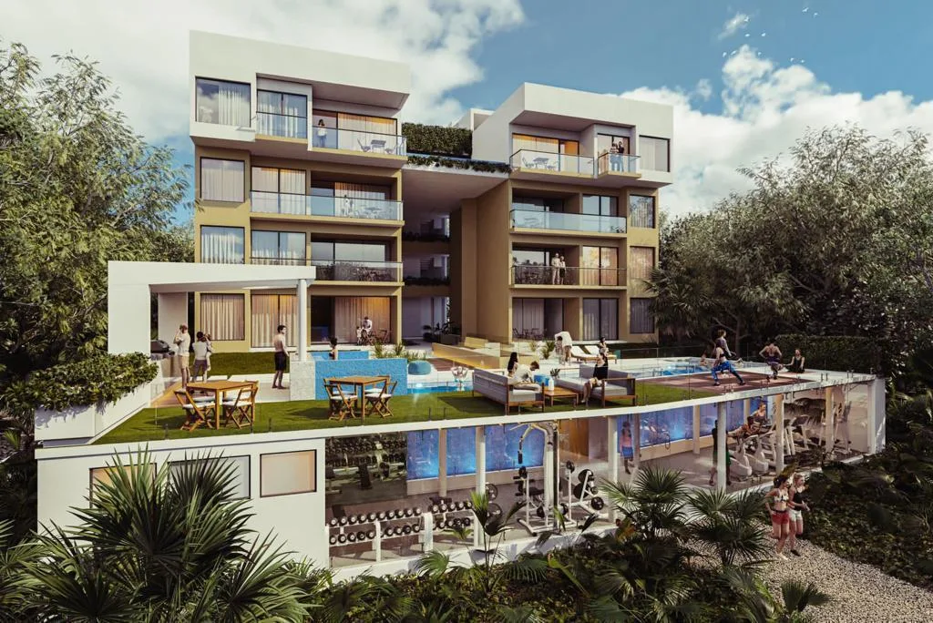 Luxury Residences with Private Terraces and Rooftop Sea Views in Tulum Country Club