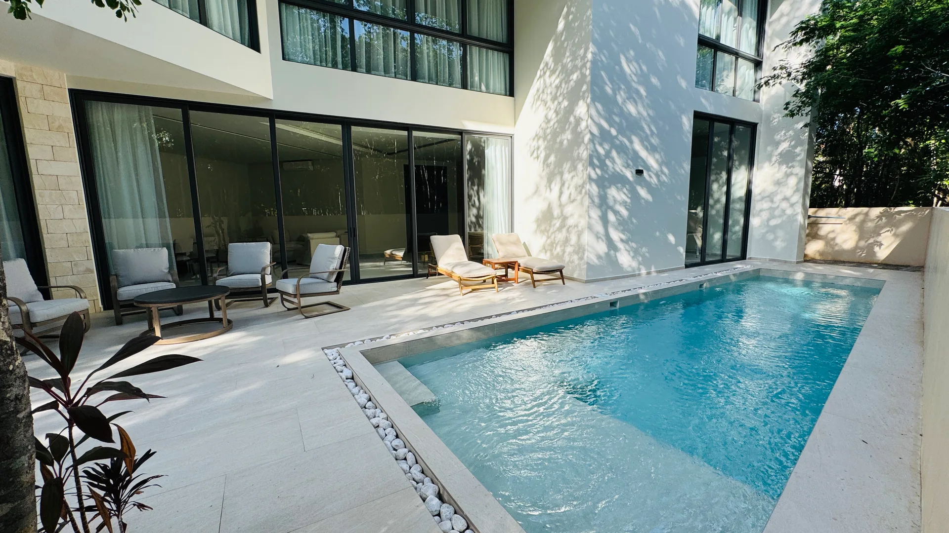 5-Bedroom Villa with Jungle Views, Pool, and Beach Club in Playa del Carmen