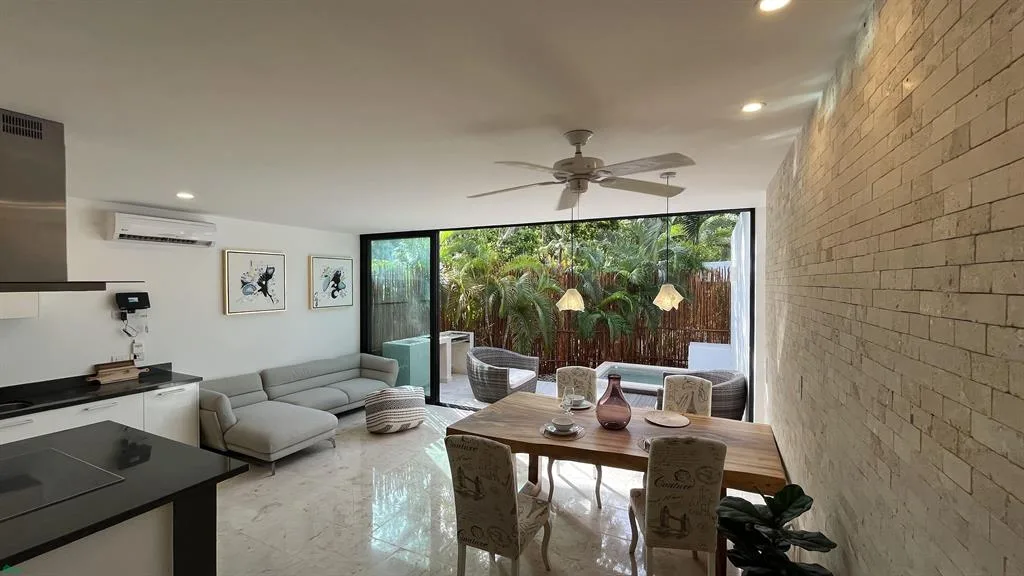Two-Bedroom House with Private Terrace in Tulum Country Club Golf Community