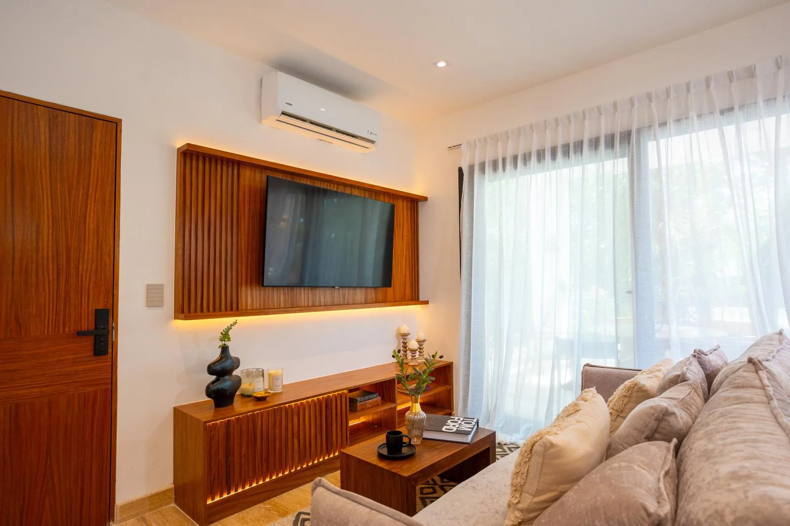 Two-Bedroom Apartment with Private Jacuzzi Terrace in Tulum Country Club