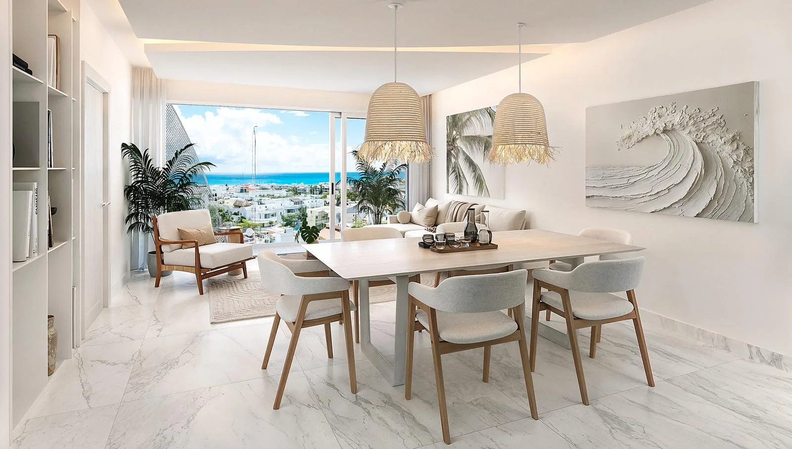 Three-Bedroom Penthouse in Riviera Maya with Rooftop Views and Jacuzzi Terrace