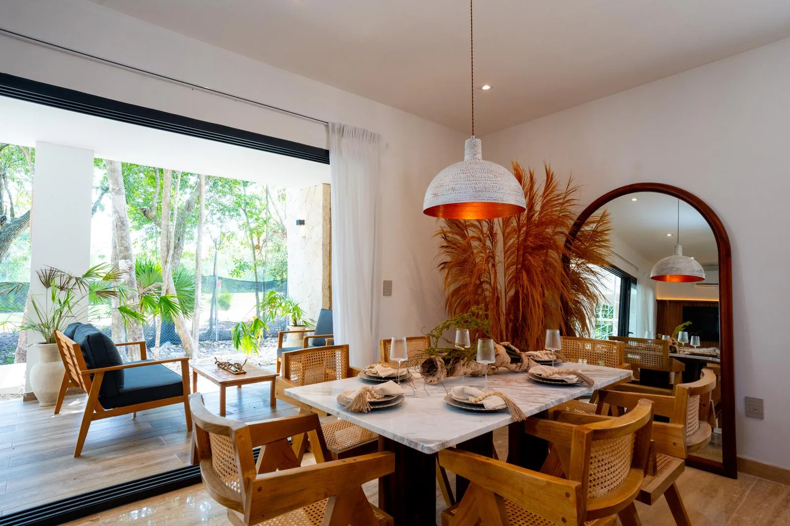 Two-Bedroom Apartment with Private Terrace and Jacuzzi in Tulum Country Club, Akumal