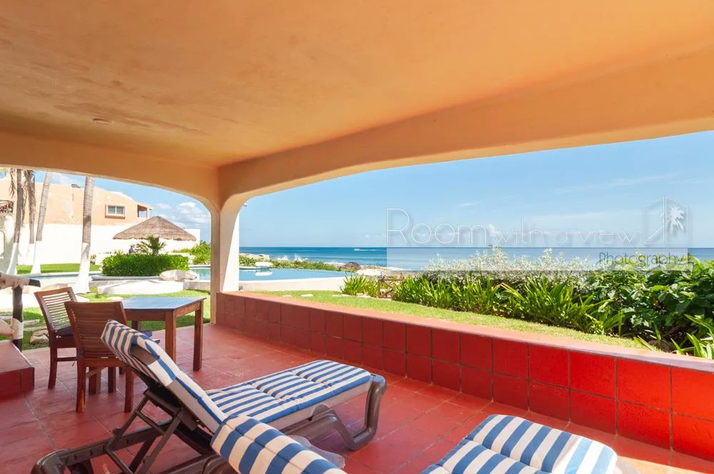 Oceanfront Garden-Level 2-Bedroom Condo with Pool Access in North Akumal