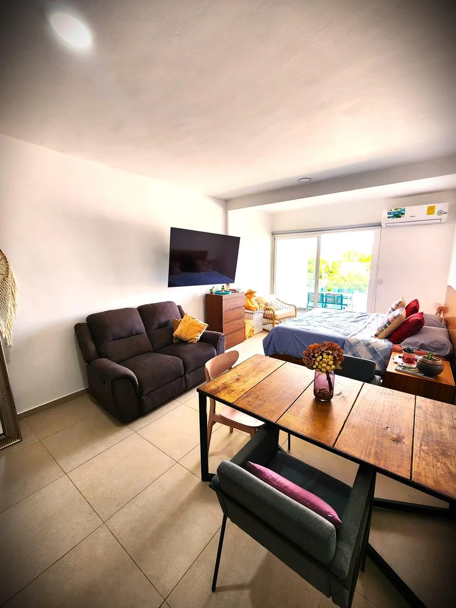 Furnished Studio with Rooftop Pool and Solarium in Playa del Carmen