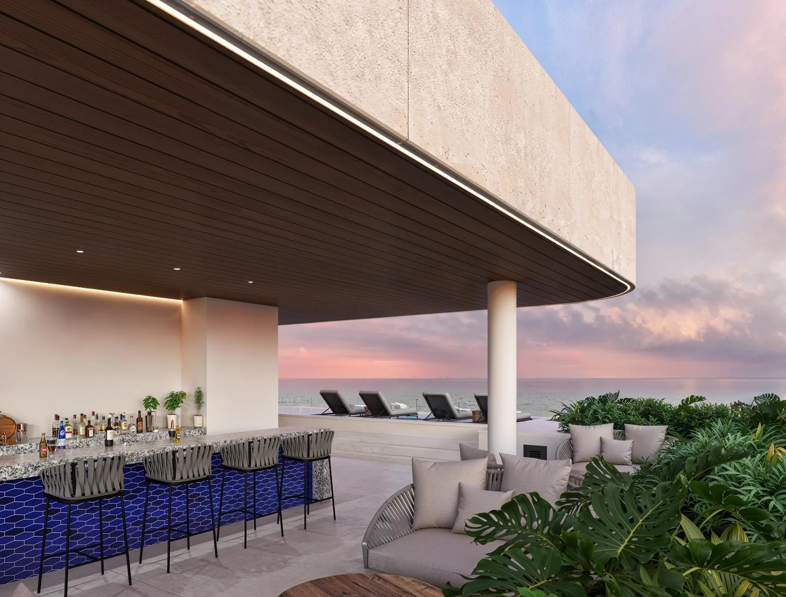 1-Bedroom Apartment with Private Terrace and Plunge Pool in Puerto Morelos