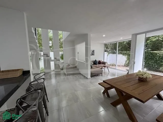 Furnished Three-Bedroom Rental Home in Aldea Kiin, Puerto Morelos with Community Amenities