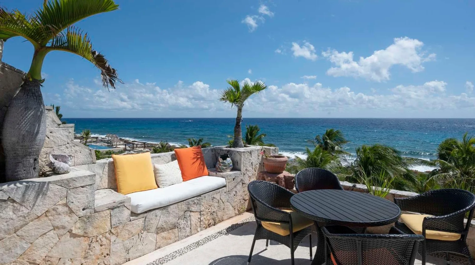 Luxury 3-Bedroom Penthouse with Private Studio and Caribbean Views in Gated Beach Community
