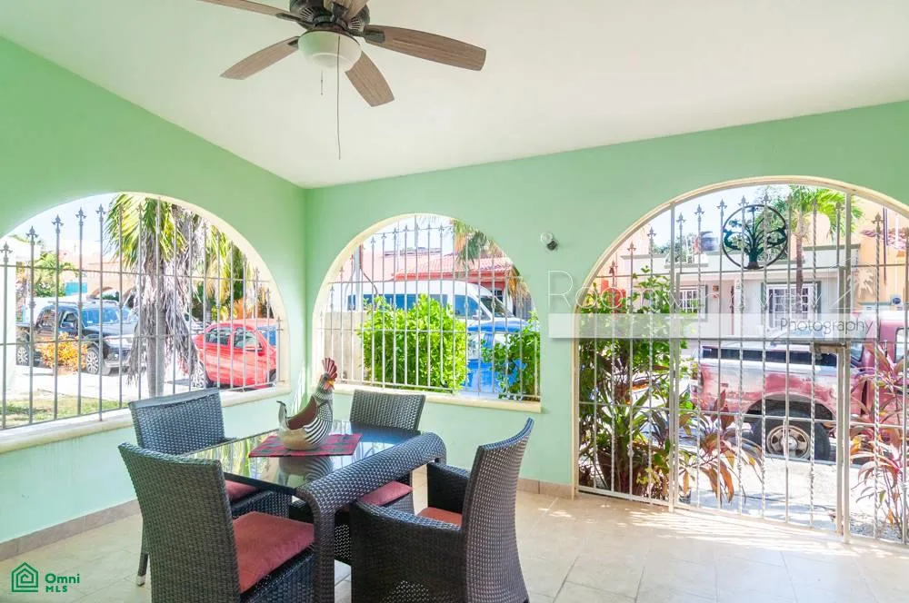 Ground-Floor House with Two Terraces in Tranquil Chan Chemuyil, Near Xcacel Beach