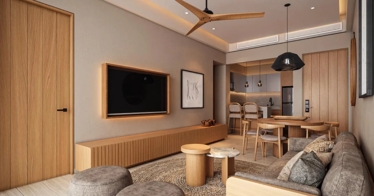 Luxury 2-Bedroom Residence with Plunge Pool and Terraces in Puerto Morelos