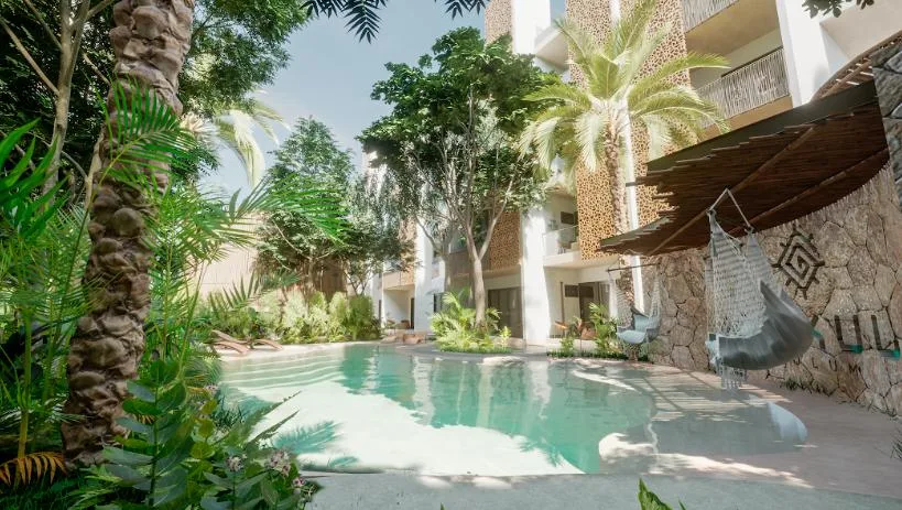 Modern One-Bedroom Penthouse with Private Pool in Tulum