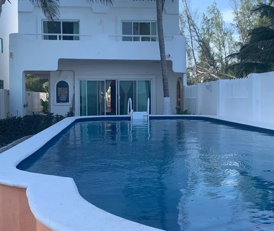 5-Bedroom Oceanfront Residence with Double Lot in Puerto Morelos