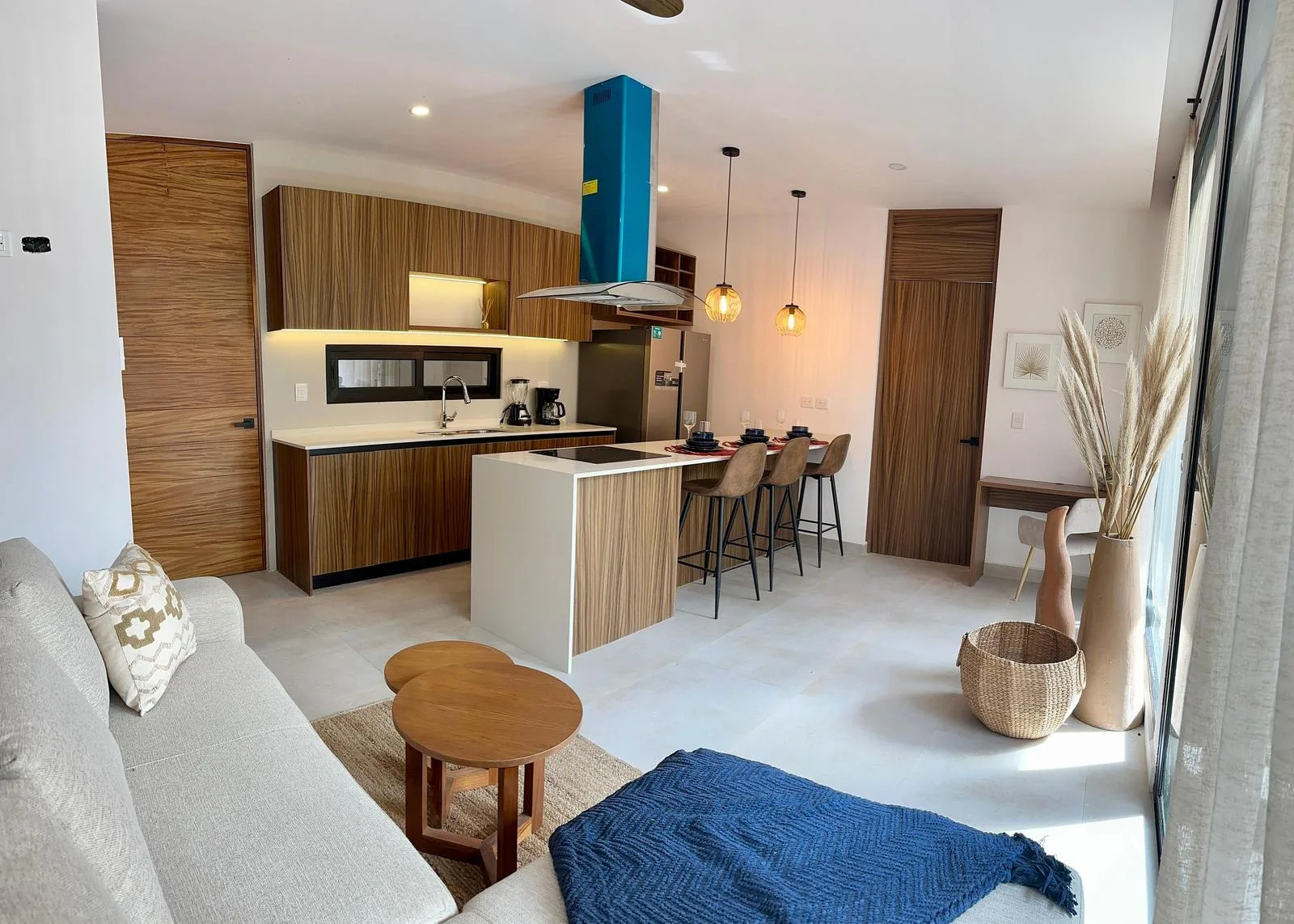 Lock Off 2-Bedroom Apartment with Private Terrace and Building Amenities in Tulum